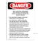 Signmission OSHA Danger, Qualified Personnel Operate This Machine, 10in X 7in Decal, 10" W, 7" H, Landscape OS-DS-D-710-L-1869 - alternate 1